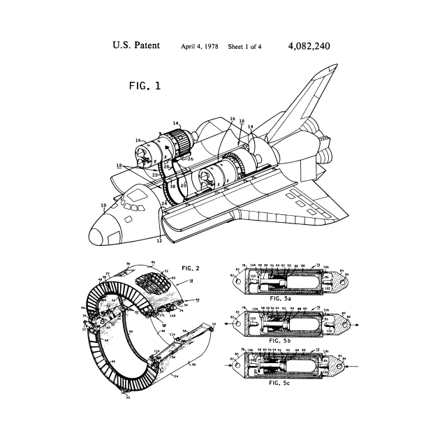 Rocket Patent Drawing by GoshaDron