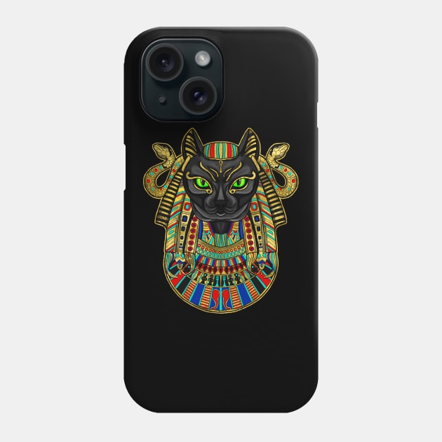 Bastet Egyptian Goddess Phone Case by Nartissima