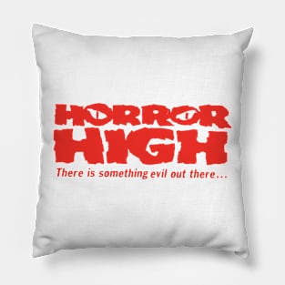 Horror High (red) Pillow