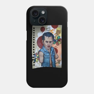 Tom Curse | Weird Florida Man Greeting | Duck Acid | Bad Hero Portrait Lowbrow Pop Surreal Art | Youtube Star | Mini Masterpieces | Original Oil Painting By Tyler Tilley Phone Case