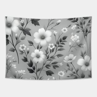 White Flowers Tapestry