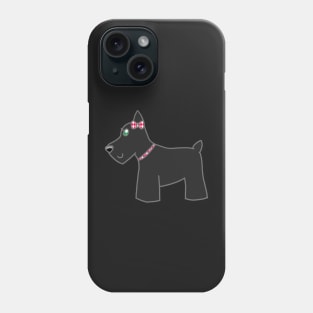 Christmas Scottie Dogs Phone Case