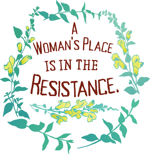 A Woman's Place Is In The Resistance Kids T-Shirt by FabulouslyFeminist