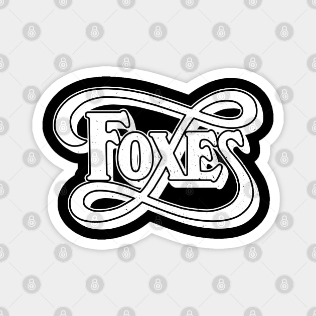 Foxes as worn by kurt cobain Magnet by VizRad