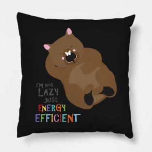 Lazy wombat Pillow