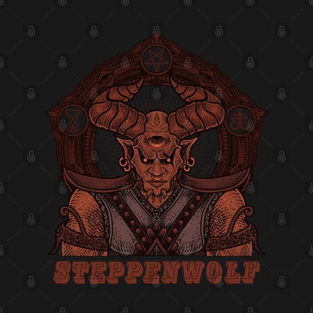 Psychedelic rock steppenwolf by wiswisna