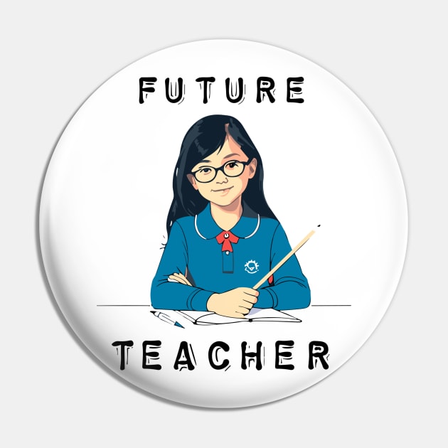 Future teacher Pin by Amusing Aart.