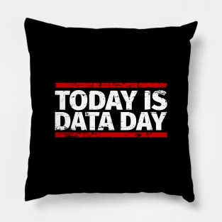 Today is Data Day Pillow