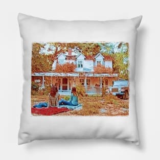 Picnic at the Inn - Old House Pillow