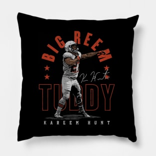 Kareem Hunt Cleveland Big Reem Tuddy Pillow