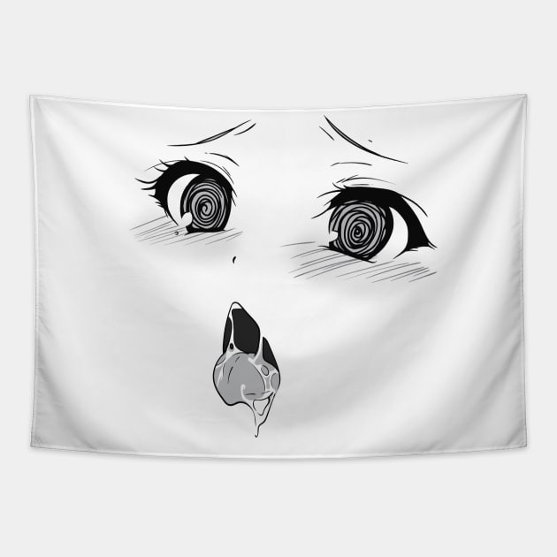 Ahegao (small and back) Tapestry by Bongonation