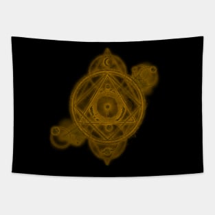 Cosmic Slingshot Gold Tapestry