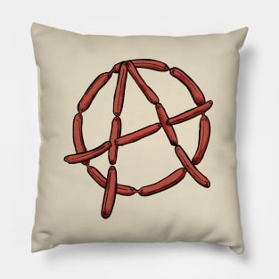 Anarchy Hot Dogs Pillow