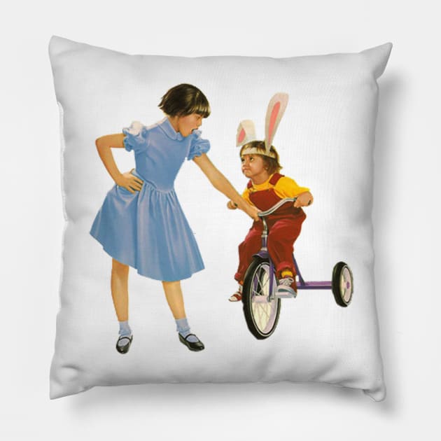 Beezus and Ramona | Beverly Cleary Pillow by bubble_designer