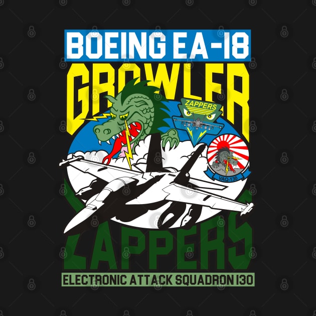 VAQ-130 Zappers - EA-18 Growler by MBK