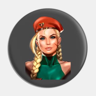 CAMMY WHITE PORTRAIT (STREET FIGHTER) Pin