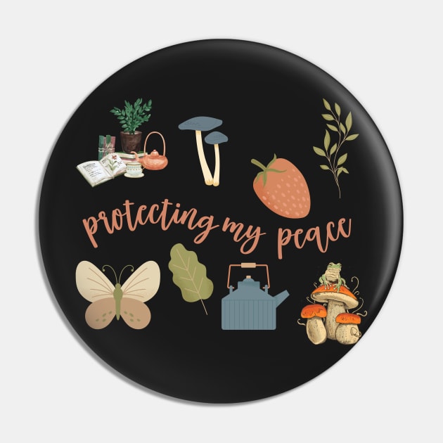 Protecting my peace cottage core Pin by dollartrillz