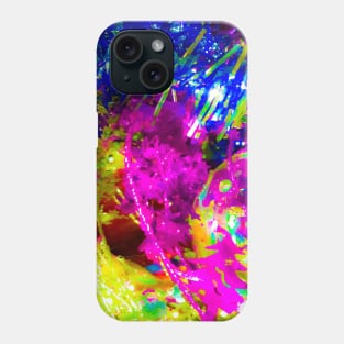 Bright Neon Party Scene Phone Case