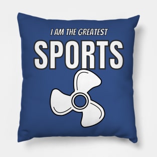 I Am The Greatest Sports Fun Pillow