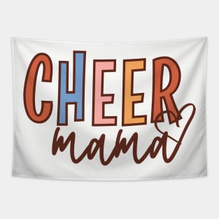 Cheer Mama, Cute Cheer Mom, Cheer Leader Match Day Tapestry