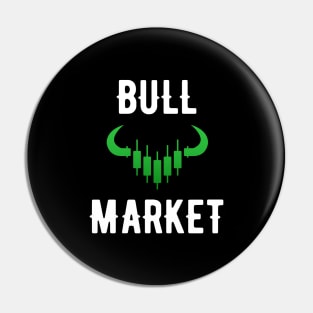 Bull Market Gift Stock Trader Trading Pin