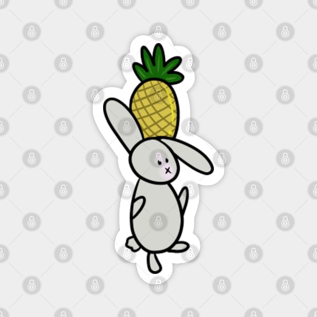 Balancing Bunny Act Magnet by Lobinha