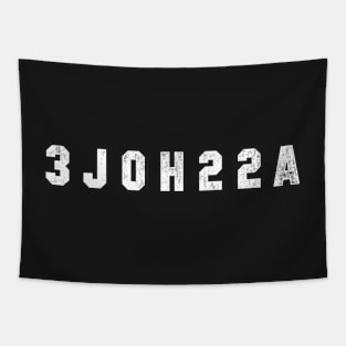 3J0H22A | License Plate Design Tapestry