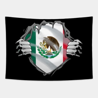 Proud Mexico Flag, Mexico gift heritage, Mexican girl Boy Friend Mexicano Chingona Tapestry