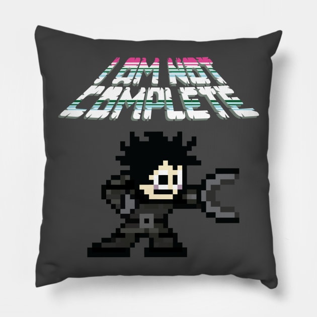 Mega Scissorhands Pillow by pixelcat