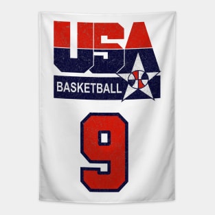 USA DREAM TEAM 92 - FRONT AND BACK PRINT on Ts! Vintage/ Worn Out Look!!! Tapestry