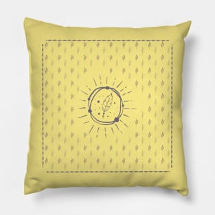 Altar Cloth - Yellow Leaves Pillow