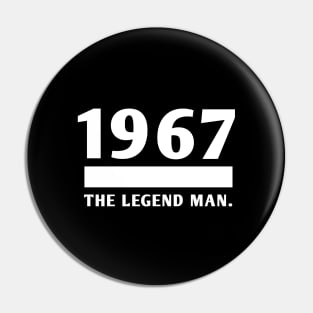 1967 birthday Pin