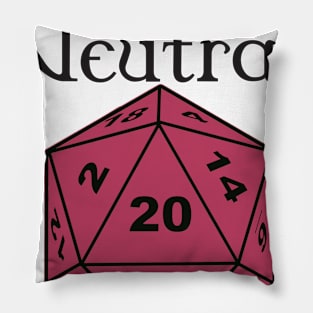 Chaotic Neutral Alignment Pillow