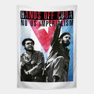 Hands Off Cuba! No US Imperialism! Tapestry