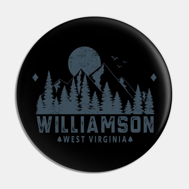 Williamson West Virginia Mountain Sight Pin by jennlie