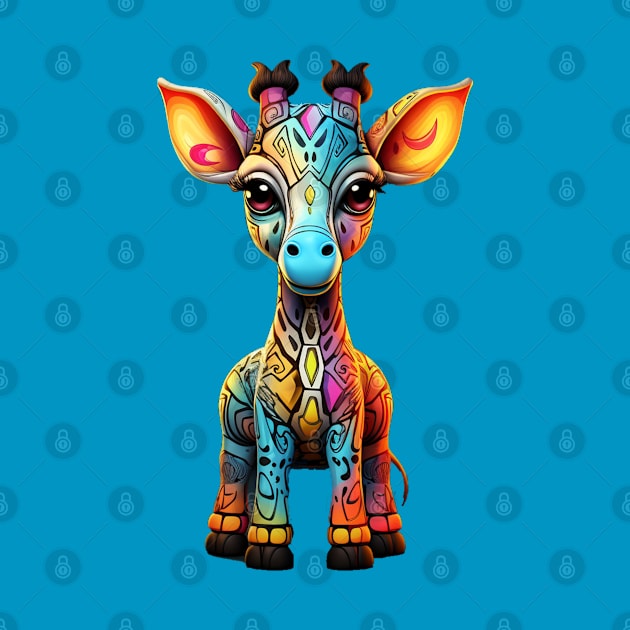 Trippy Giraffe by apsi