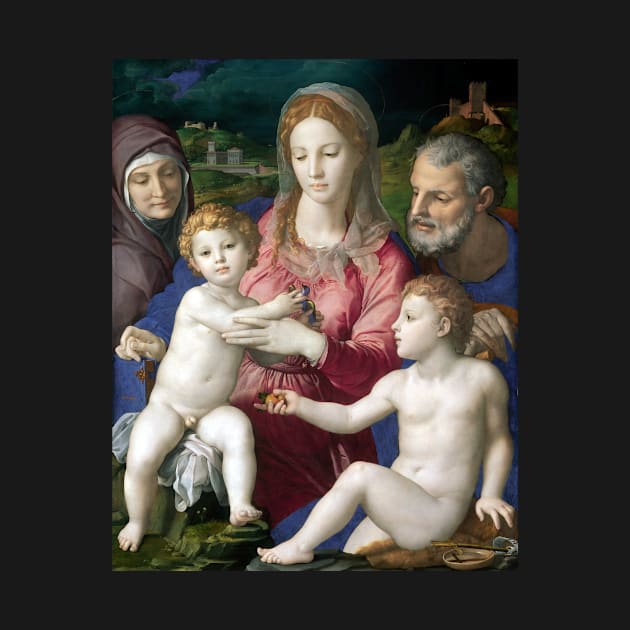 Agnolo di Cosimo, called Bronzino Holy Family with St. Anne and the Infant St. John by pdpress