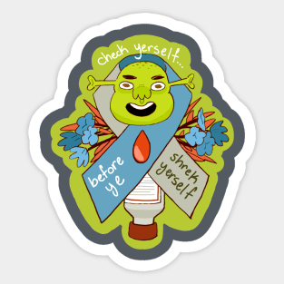 Copy of Shrek Sticker for Sale by LivChrisDesigns