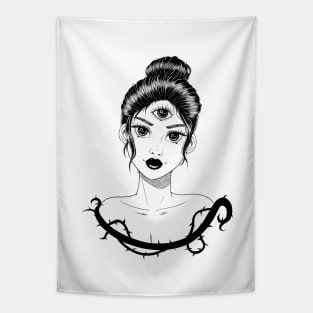 Third Eye Girl Tapestry