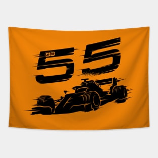 We Race On! 55 [Black] Tapestry