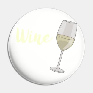 Wine About It - White Pin