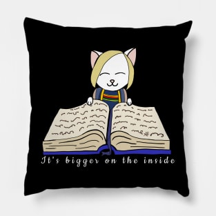 It's Bigger on the Inside - 13th Cat-octor Pillow