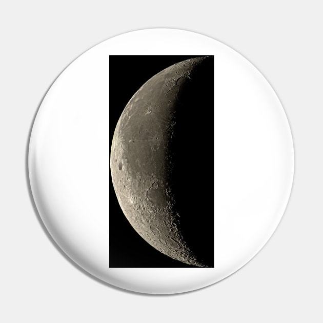 Waning crescent Moon (R340/0667) Pin by SciencePhoto