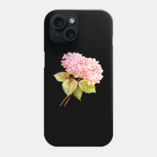 Hydrangeas Phone Case by mamajona