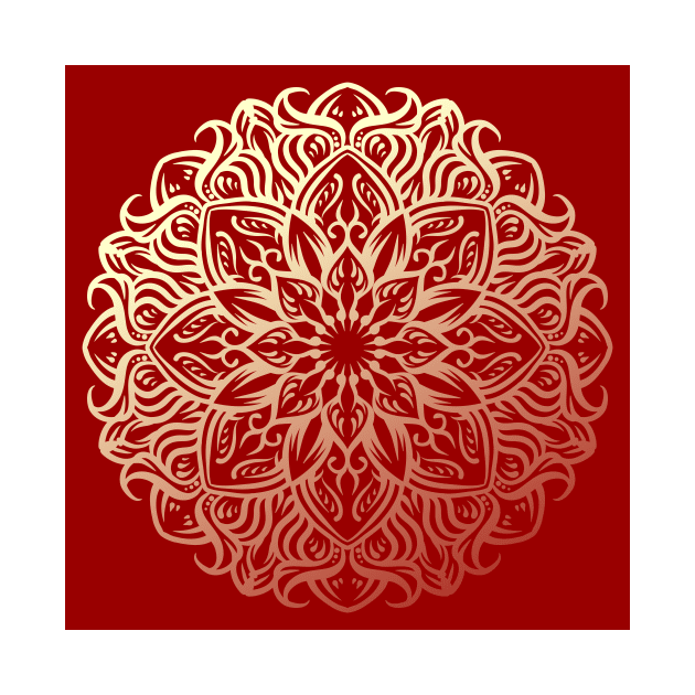 Mandala art 3 by Luckyart11