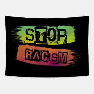 Stop racism Tapestry