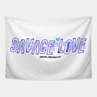 SAVAGE LOVE BTS REMIX WHITE Tapestry