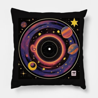 Galaxy Space Record Store Vinyl LP Music Cover Pillow