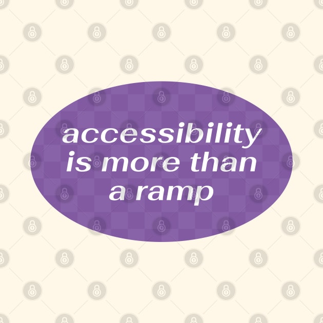 Accessibility Is More Than A Ramp - Accessible by Football from the Left