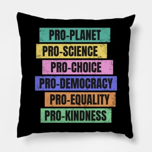 Pro-Planet, Pro-Democracy, Voting Rights Pillow